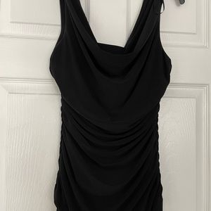 Black Sleeveless Gown